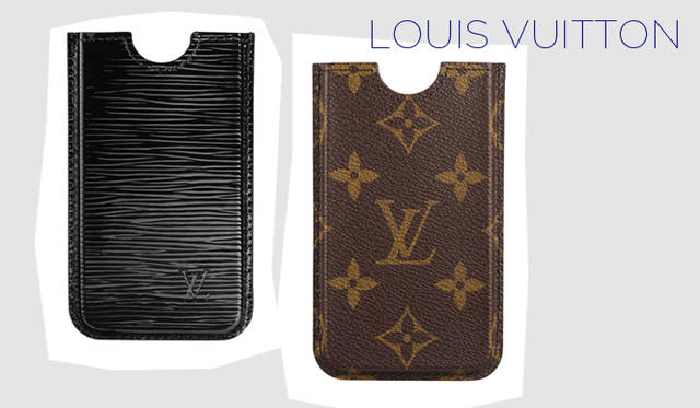 <strong>特集｜ファッションブランドから届いたiPhone、スマートフォンケースを 一挙紹介！</strong><br />LOUIS VUITTON｜ルイ・ヴィトン　左から　エピ･ライン　3万4650円、モノグラム･ライン　2万7300円　（各iPhone4G専用）　（ルイ・ヴィトン カスタマーサービス　Tel. 03-3478-2100）© LOUIS VUITTON /AURORE COLIBERT　