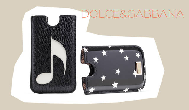 <strong>特集｜ファッションブランドから届いたiPhone、スマートフォンケースを 一挙紹介！</strong><br />DOLCE&GABBANA｜ドルチェ＆ガッバーナ　左から 1万7850円（iPhone4G専用）、1万3650円（iPhone3G専用） （ドルチェ＆ガッバーナ ジャパン　Tel. 03-6419-2220）