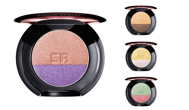 <strong>SONIA RYKIEL｜ソニア リキエル</strong>　2011秋のメイクアップコレクション 「アイシャドウ デュオ」左／06、右上から／02、07、09