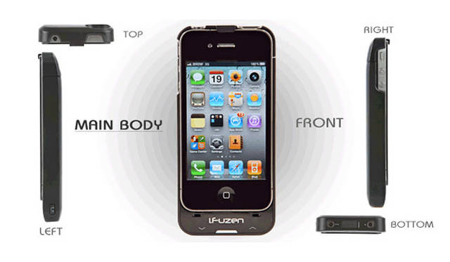 <strong>MSY×Auzentech</strong>　 iPhone4専用バッテリーケース「i.fuzen HP-1」