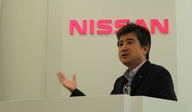 <strong>日産 リーフ｜NISSAN LEAF 一般住宅へ電力供給するシステム「LEAF to HOME」を公開</strong>　日産自動車 執行役員 渡部英朗