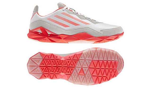<strong>adidas｜アディダス</strong>　メンズ「adizero Speed TR （アディゼロ スピード TR）」9345円（ランニングホワイト×インフラレッド×ライトグレー）