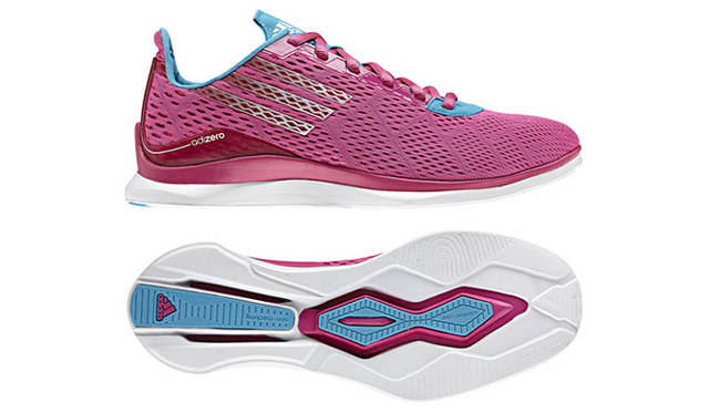 <strong>adidas｜アディダス</strong>　ウィメンズ「adizero Training W（アディゼロ トレーニング W）」9345円（インテンスピンクF11×ピンクメットF11×インテンスブルーF11）サイズ / 22.0～25.5cm