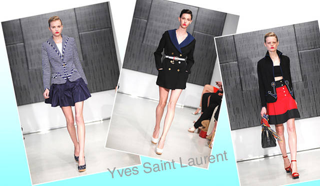 g_maline_1 <strong>特集|2012年春夏トレンド速報!</strong> Chapter1:注目のスタイルキーワードをチェック! “Marine” Yves Saint Laurent(イヴ・サンローラン)