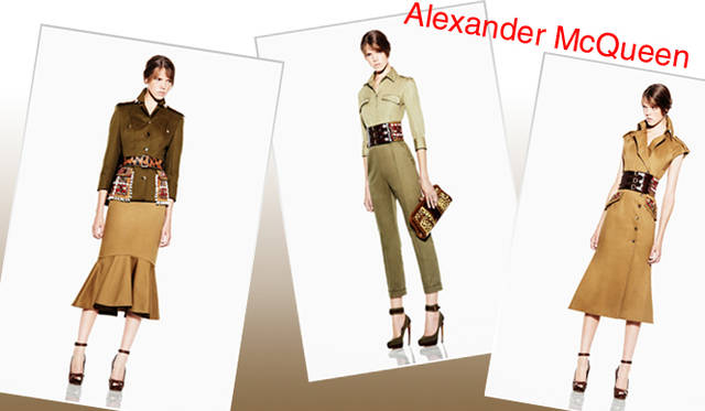 g_safari_6 <strong>特集|2012年春夏トレンド速報!</strong> Chapter1:注目のスタイルキーワードをチェック! “Safari” Alexander McQueen(アレキサンダー・マックイーン)