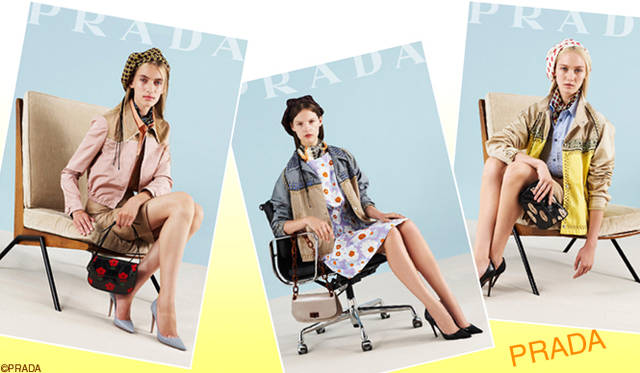 g_worksports_2 <strong>特集|2012年春夏トレンド速報!</strong> Chapter1:注目のスタイルキーワードをチェック! “Work & Sports Mix” 左からPRADA(プラダ)