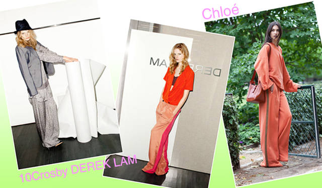 g_loose_2 <strong>特集|2012年春夏トレンド速報!</strong> Chapter1:注目のスタイルキーワードをチェック! “Loose Silhouette” 左から10 Crosby DEREK LAM(10クロスビー デレク ラム)、Chloé(クロエ)