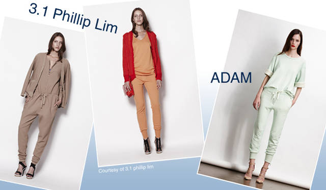 g_pajama_3 <strong>特集|2012年春夏トレンド速報!</strong> Chapter1:注目のスタイルキーワードをチェック! “Pajama Look” 左から3.1 Phillip Lim(3.1 フィリップ リム)、ADAM(アダム)