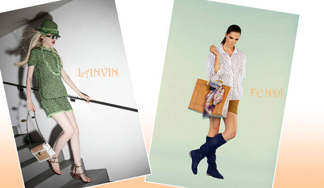 g_short_4 <strong>特集|2012年春夏トレンド速報!</strong> Chapter2:これひとつで即旬顔に! 押さえるべきディテール&アイテム  “Short Pants” 左からLANVIN(ランバン)、FENDI(フェンディ)