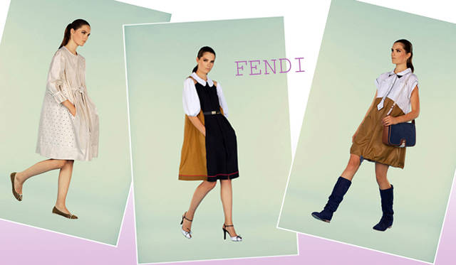 g_shirtdress_01 <strong>特集|2012年春夏トレンド速報!</strong> Chapter2:これひとつで即旬顔に! 押さえるべきディテール&アイテム  “Shirt & Smock Dress” FENDI(フェンディ)