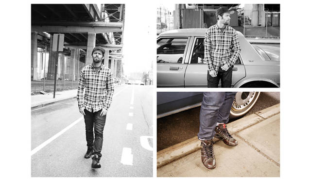 <strong>DIESEL｜ディーゼル</strong>　 DIESEL×adidas Originals collaboration“Colliding Worlds PartII”　「THE STAN SMITH MID」　2万5200円 （ディーゼルジャパン）