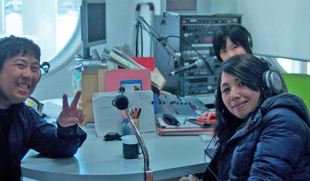 <strong>きき酒師チズコ｜日本酒ソムリエ</strong>　南部美人ラジオ収録風景　五代目蔵元 久慈浩介氏と私