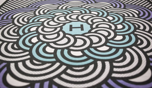 <strong>TAKAHASHI HIROKO</strong>　文様 DOTS & STRIPES｜スカーフプリント完成