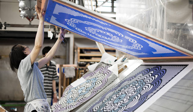 <strong>TAKAHASHI HIROKO</strong>　文様 DOTS & STRIPES｜版の状態を確認