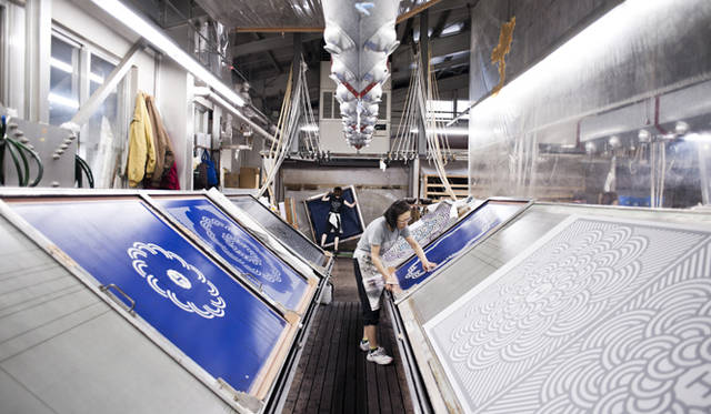 <strong>TAKAHASHI HIROKO</strong>　文様 DOTS & STRIPES｜版の位置調整