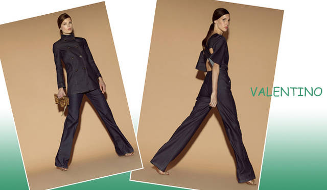 <strong>特集｜2012年春夏トレンド速報！</strong>　Chapter2：これひとつで即旬顔に！　押さえるべきディテール＆アイテム　　“Denim”　VALENTINO（ヴァレンティノ）