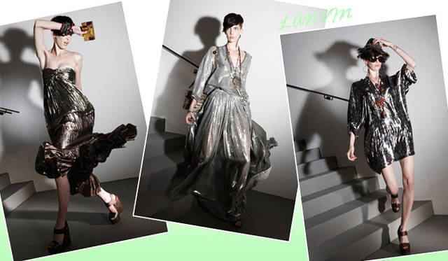 <strong>特集｜2012年春夏トレンド速報！</strong>　Chapter2：これひとつで即旬顔に！　押さえるべきディテール＆アイテム　“Shiny”　LANVIN（ランバン）