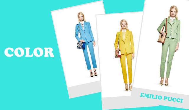 <strong>特集｜2012年春夏トレンド速報！</strong>　Chapter3：手軽に取り入れられるカラー＆パターン、マストハブとは？　“Color”　カラーはビビッドよりも強さを抑えた、優しい印象のペールトーンが新鮮。なかでもブルー、グリーン、ピンク、オレンジ、イエローが多くみられた。ビビッドカラーよりもコントラストが弱く、主張しすぎないため、コーディネイトにも取り入れやすいのでは。トーンオントーンでのコーディネイトもお薦めである。