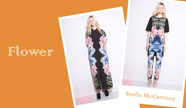 <strong>特集｜2012年春夏トレンド速報！</strong>　Chapter3：手軽に取り入れられるカラー＆パターン、マストハブとは？　“Flower”　2012年春夏、まず取り入れるべきはフラワーモチーフ！　大柄から小花パターン、ビビッドでトロピカルなものから水彩画のように繊細で柔らかい表情のものまで、バリエーションは豊富！