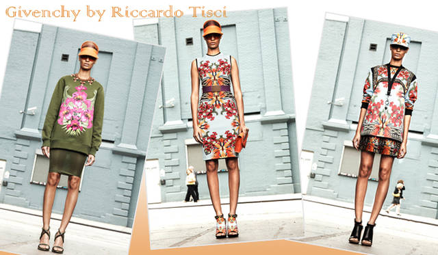 <strong>特集｜2012年春夏トレンド速報！</strong>　Chapter3：手軽に取り入れられるカラー＆パターン、マストハブとは？　“Flower”　Givenchy by Riccardo Tisci（ジバンシィ バイ リカルド ティッシ）