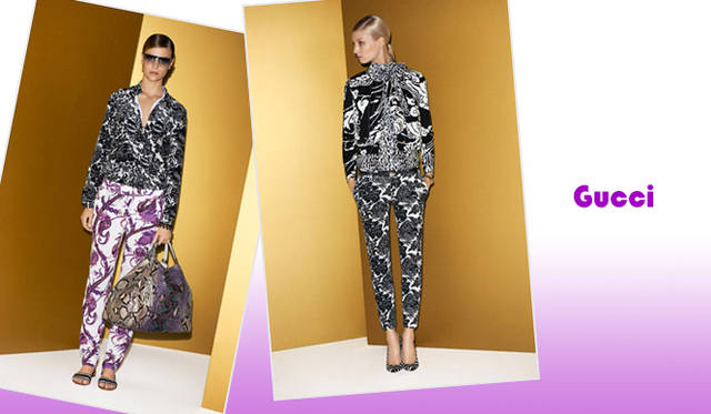<strong>特集｜2012年春夏トレンド速報！</strong>　Chapter3：手軽に取り入れられるカラー＆パターン、マストハブとは？　“Pattern Mix”　Gucci（グッチ）