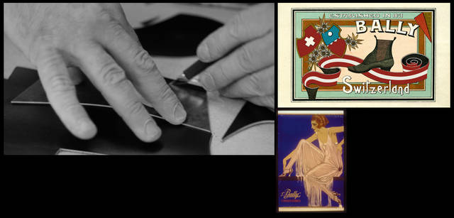 <strong>BALLY｜バリー</strong>　左／9月3日（土）、4日（日）にはスイスから職人が来日。名前のハンドライティング・サービスを実施する。そのほか、イニシャル刻印やカリグラフィによる名入れなど、購入者にはこのイベントならではのさまざまな特典が用意されている。