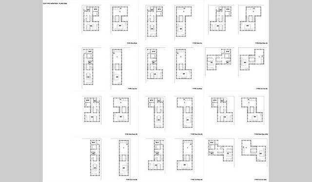 <strong>特集｜OPENERS的ニッポンの若手建築家 PARTII　吉村靖孝</strong>　『C.C.ハウス図面』（2006年）資料提供：吉村靖孝建築設計事務所