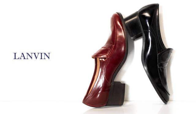 <strong>特集｜2011-12年秋冬トレンドシューズはこれ！　Chapter 01：Men’s Like<br /><br />LANVIN｜ランバン</strong>　ローファー（カーフスキン） [4.5cm]　 各7万6650円　（ランバン／ランバン ジャパン　Tel. 03-3289-2782）