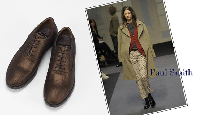 g_paulsmith_2 <strong>特集|2011-12年秋冬トレンドシューズはこれ! Chapter 01:Men’s Like<br /><br />Paul Smith|ポール・スミス</strong> シューズ 5万5650円 (ポール・スミス/ポール・スミス ジャパン Tel. 03-3486-1500)