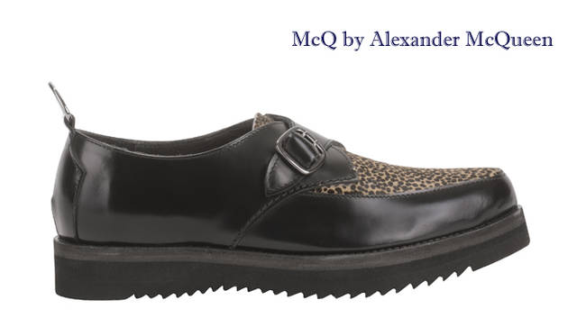 g_mcq_3 <strong>特集|2011-12年秋冬トレンドシューズはこれ! Chapter 01:Men’s Like<br /><br />McQ by Alexander McQueen|マックキュー バイ アレキサンダー・マックイーン</strong> レオパードラバーソールシューズ 4万2000円 (マックキュー バイ アレキサンダー・マックイーン/M inc Tel. 03-3498-6633)
