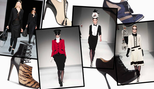 lacetop <strong>特集|2011-12年秋冬トレンドシューズはこれ! Chapter 02:Lace Up</strong><br /><br />ペンシルスカートやボウブラウスでつくる往年の女優風なクラシックスタイルなど、フェミニンなシルエットに合わせるならフェティッシュなレースアップシューズがお薦め。レトロなムードのアイテムや、マニッシュなデザインのアイテムなど、バリエーションも豊富なので、幅広いスタイリングが楽しめそう!