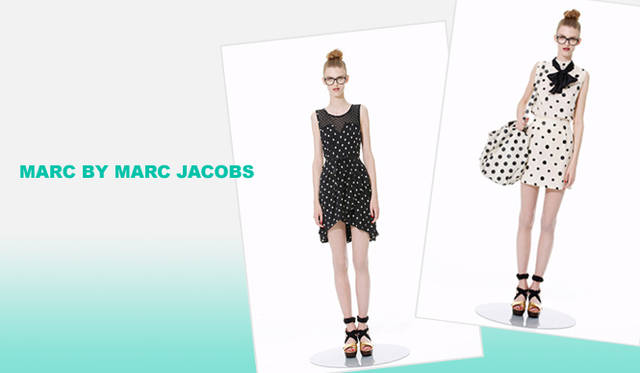 <strong>特集｜2012年春夏トレンド速報！</strong>　Chapter3：手軽に取り入れられるカラー＆パターン、マストハブとは？　“Dot Pattern”　MARC BY MARC JACOBS（マーク BY マーク ジェイコブス）