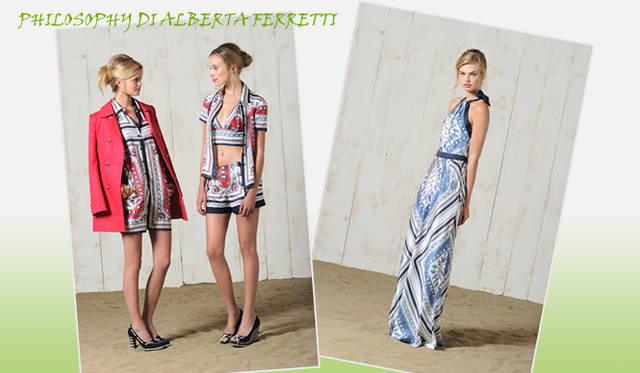 <strong>特集｜2012年春夏トレンド速報！</strong>　Chapter3：手軽に取り入れられるカラー＆パターン、マストハブとは？　“Scarf Pattern”　PHILOSOPHY DI ALBERTA FERRETTI（フィロソフィ ディ アルベルタ フェレッティ）