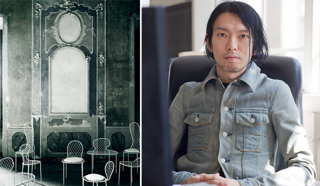 <strong>interiors｜インテリアズ</strong>　家具シリーズ「Junya Ishigami」　左／「Family Chair」、右／石上純也氏