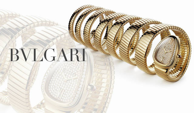 <strong>BVLGARI｜ブルガリ</strong>　イタリア語でヘビを意味する「セルペンティ」が7連のデザインで登場した。ヘビは元来、大地と水、知恵と豊穣、不死と再生のシンボル。さまざまなメタファーを内包したミステリアスなモチーフを味方に、時間という宇宙と美しさとの融合を楽しみたい。世界7本限定。「セルペンティ」 [PG×ダイヤモンド（ベゼル｜38個、0.293cts、ダイアル｜190個、0.82cts）×ルベライト] スイス製ブルガリ特製クォーツムーブメント　1496万8800円（ブルガリ／ブルガリ ジャパン）