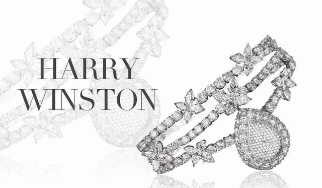 <strong>HARRY WINSTON｜ハリー・ウィンストン</strong>　「ザ・ウルティメイト・コレクション」から。ドロップ型のタイムピースが独創性を語る。ラウンド・ダイヤモンドが連なるブレスレットにはところどころにマーキースとペアシェイプ・ダイヤモンドを組み合わせた蝶のモチーフがあしらわれて華やか。「マーキッサ・ダイヤモンド・ドロップ」 [PT×ダイヤモンド（49.89cts）] クォーツムーブメント　7182万円（ハリー・ウィンストン／ハリー・ウィンストン カスタマーインフォメーションデスク）