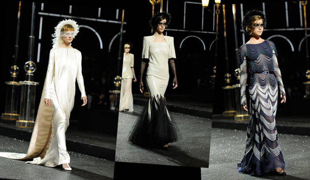 <strong>CHANEL｜シャネル　2011-12年秋冬オートクチュールコレクション</strong>　ショーの本番。　©CHANEL