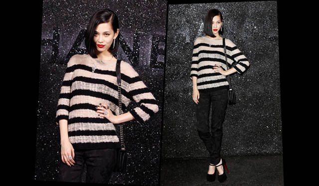 <strong>CHANEL｜シャネル　2011-12年秋冬オートクチュールコレクション</strong>　女優・モデルの水原希子さん。　©CHANEL