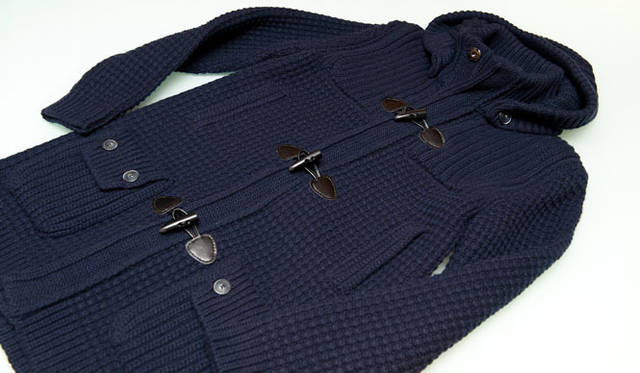 <strong>ISETAN MEN’S｜伊勢丹新宿店メンズ館 6階</strong>　Barkニットダッフルコート 7万2450円（伊勢丹新宿店）