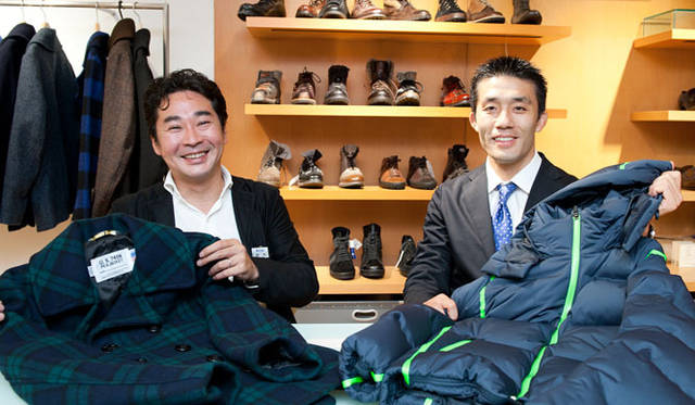 <strong>ISETAN MEN’S｜伊勢丹新宿店メンズ館 6階</strong>　左／鈴木健彦氏、右／7階担当 渡辺一弘氏