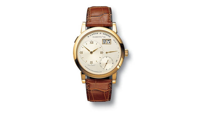 　ランゲ1　　手巻き　18KYGケース　クロコダイルベルト