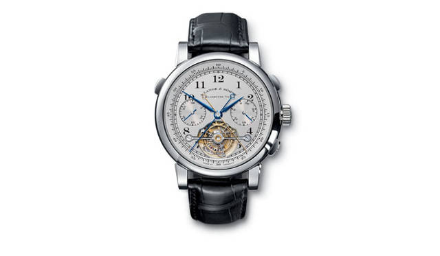 　トゥールボグラフ“プール・ル・メリット”　　手巻き　プラチナケース　クロコダイルベルト　