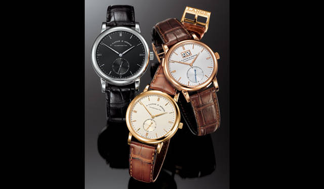 　グランド・サクソニア・オートマティック　　自動巻き　18KWGケース　クロコダイルベルト<br>中　グランド・サクソニア・オートマティック　　自動巻き　18KYGケース　クロコダイルベルト<br>サクソニア・オートマティック　　自動巻き　18KPGケース　クロコダイルベルト