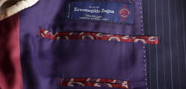 <strong>Paul Smith｜ポール・スミス</strong>　スーツ8万9250円（ポール・スミス ロンドン）