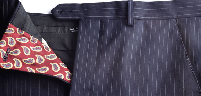 <strong>Paul Smith｜ポール・スミス</strong>　スーツ8万9250円（ポール・スミス ロンドン）