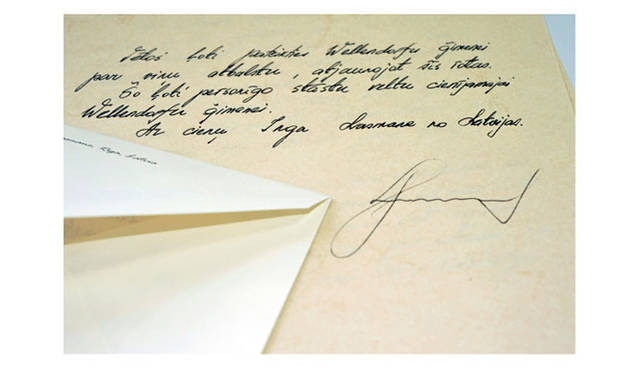 <strong>MIKIMOTO｜ミキモト</strong>　「Wellendorff（ウェーレンドルフ）」　ウェーレンドルフ家に届いた手紙