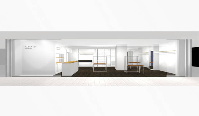 <strong>MARGARET HOWELL│マーガレット・ハウエル</strong>　マーガレット・ハウエル東急百貨店たまプラーザ店　　9月15日（木）オープン。住所｜横浜市青葉区美しが丘1-7 東急百貨店たまプラーザ店2階　Tel. 045-903-2089