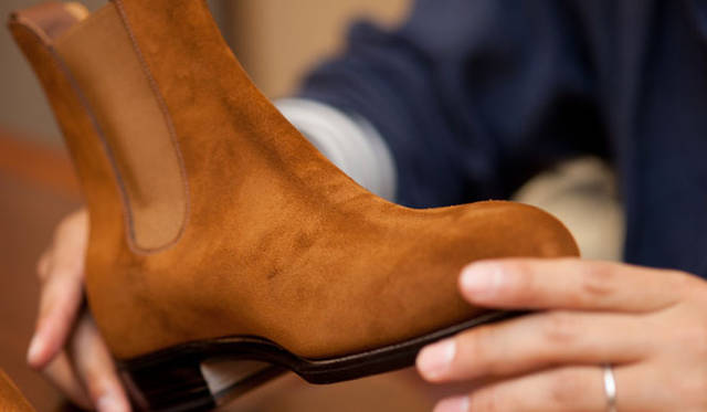 <strong>TOMORROWLAND｜トゥモローランド</strong>　J.M. Weston 別注スエードサイドゴアブーツ10万7100円（トゥモローランド）