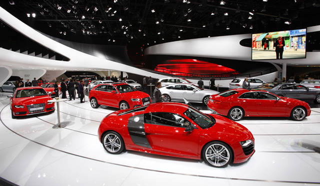 <strong>“The Look Ahead”─Audi Urban Future Summit ＆ IAA Preview</strong>　会場には全長400メートルのドライブコースを設置。