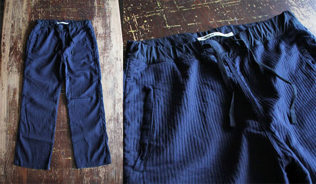 <strong>MUSEUM OF YOUR HISTORY</strong>　メンズショップ『MUSEUM OF YOUR HISTORY』　サッカーピケイージーパンツ1万6800円